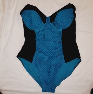 Terra & Sky Plus Size One Piece Swim Suit